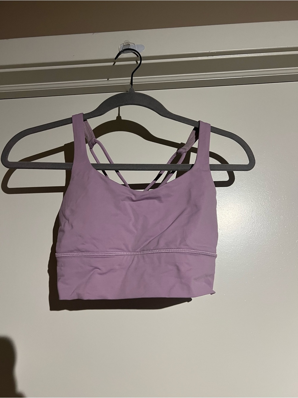 lululemon athletica Lilac Strappy Crop Bra
